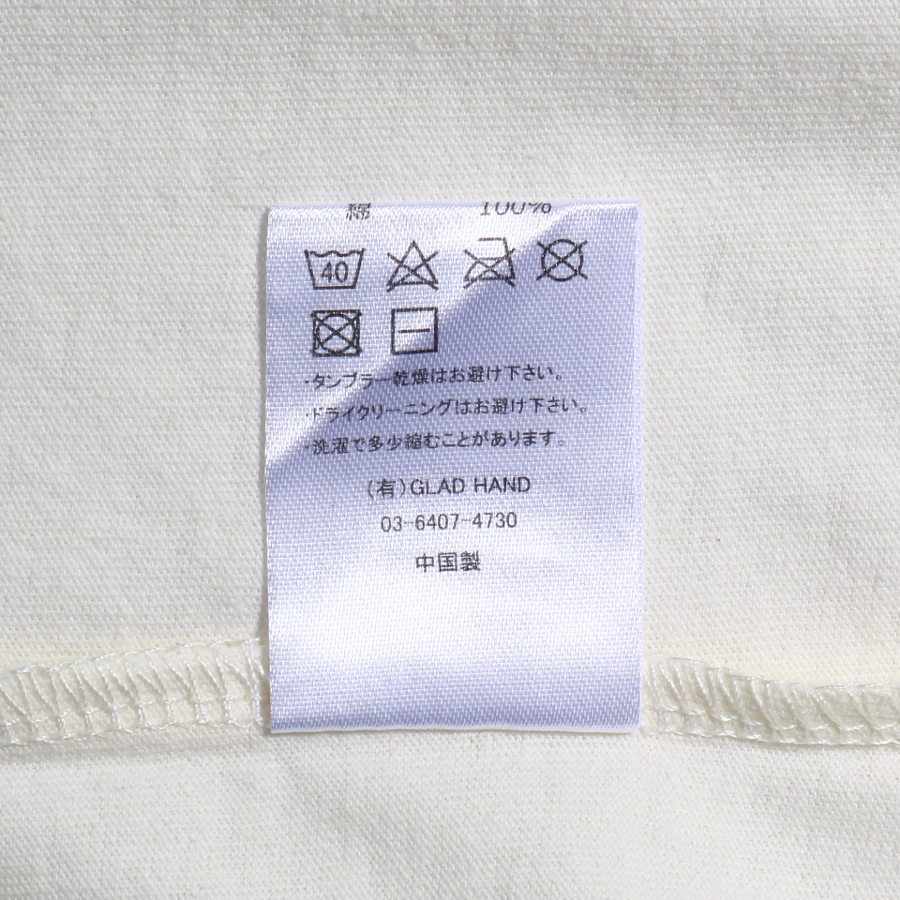 STANDARD POCKET L/S T-SHIRTS_25WHˡGLAD HAND Tġ