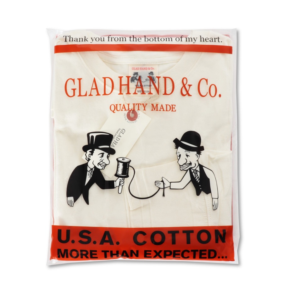 STANDARD POCKET L/S T-SHIRTS_25WHˡGLAD HAND Tġ