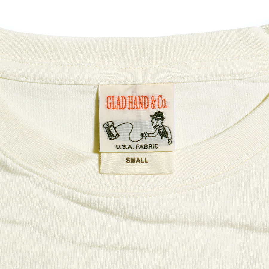 STANDARD POCKET L/S T-SHIRTS_25WHˡGLAD HAND Tġ
