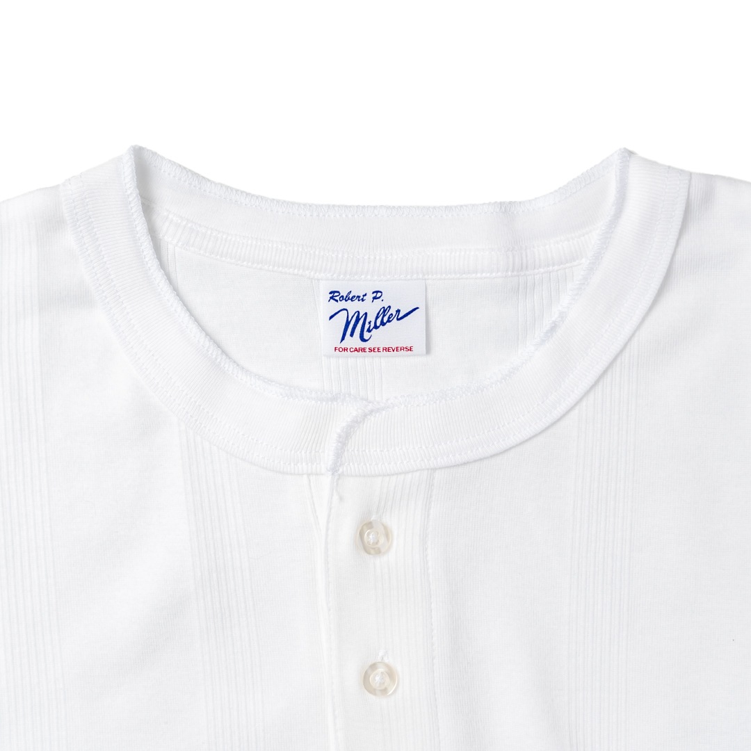 Panel ribbed henley neck tee 111Cʥۥ磻ȡˡRobert P. MillerTġ