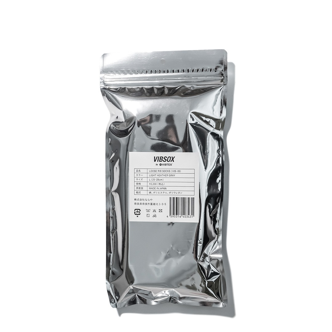 LOOSE RIB SOCKS Lʥ饤ȥإ졼ˡVIBSOXʥå