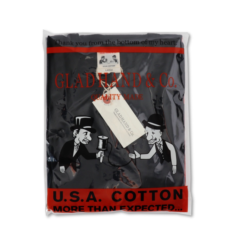 STANDARD HENRY POCKET L/S T-SHIRTS_26BKˡGLAD HAND Tġ