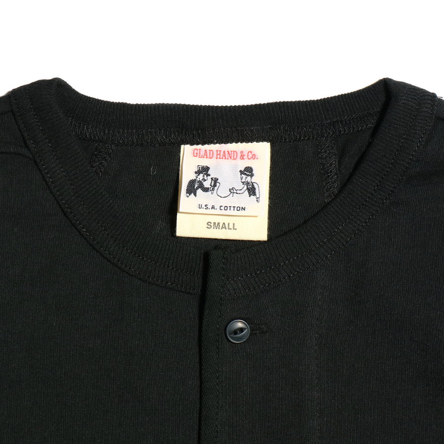 STANDARD HENRY POCKET L/S T-SHIRTS_26BKˡGLAD HAND Tġ