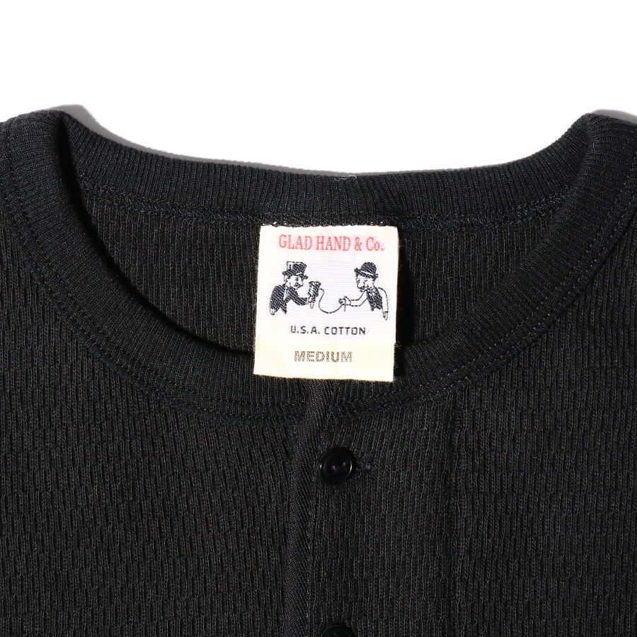STANDARDWIDE WAFFLE HENRY L/S T-SHIRTS_28BKˡGLAD HAND Tġ