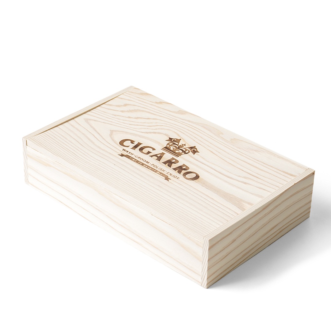 木製ギフトボックス L／CIGARRO（ラッピングキット） | カテゴリ