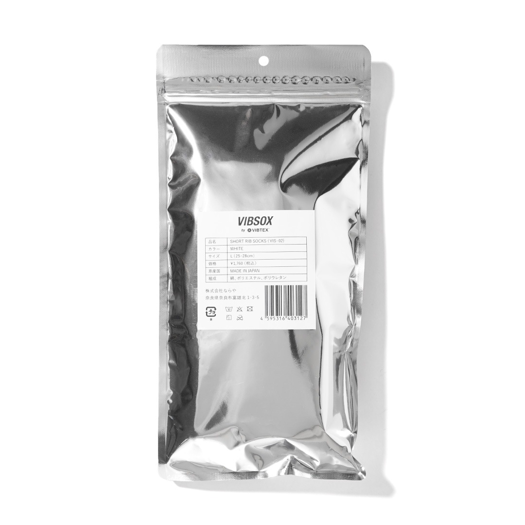 SHORT RIB SOCKS L�ʥۥ磻�ȡˡ�VIBSOX�ʥ��å�����