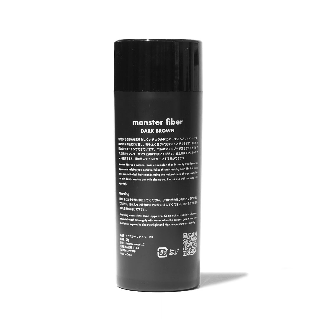 モンスター ファイバー25g セット3点（ダークブラウン）／HAIR