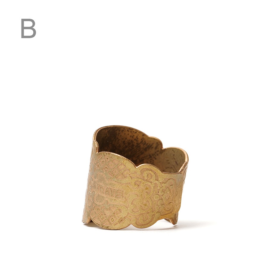 CIGAR TAG RING BRASSGLAD HANDʥ󥰡