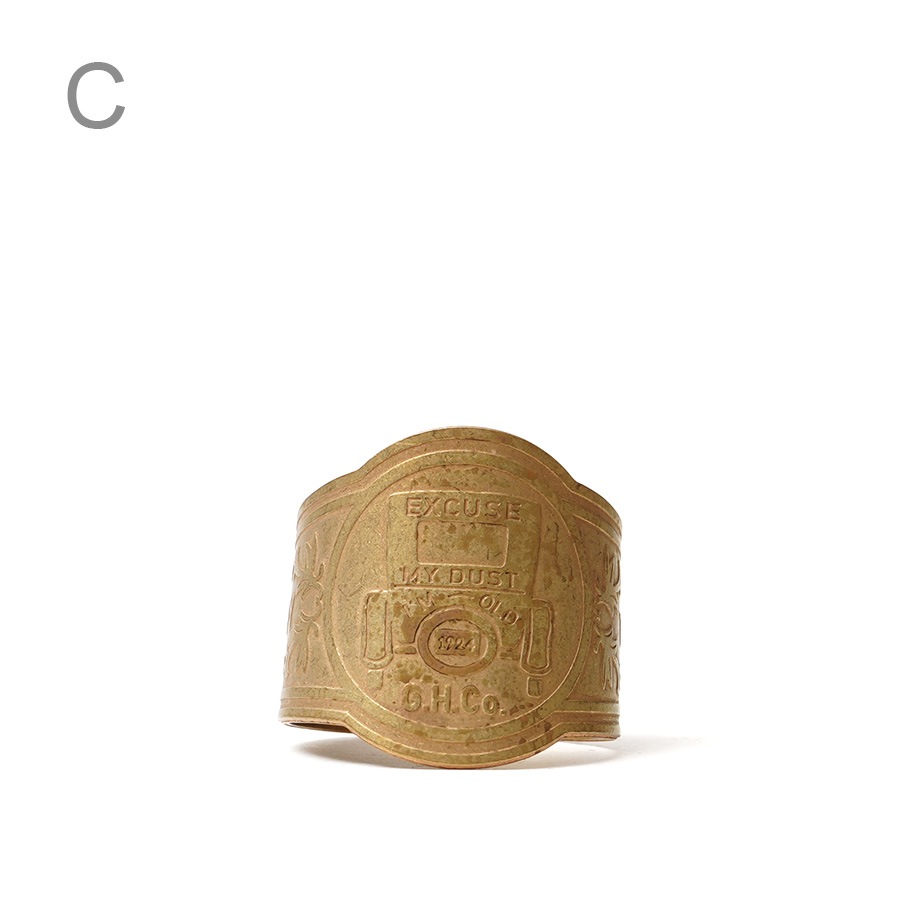 CIGAR TAG RING BRASSGLAD HANDʥ󥰡