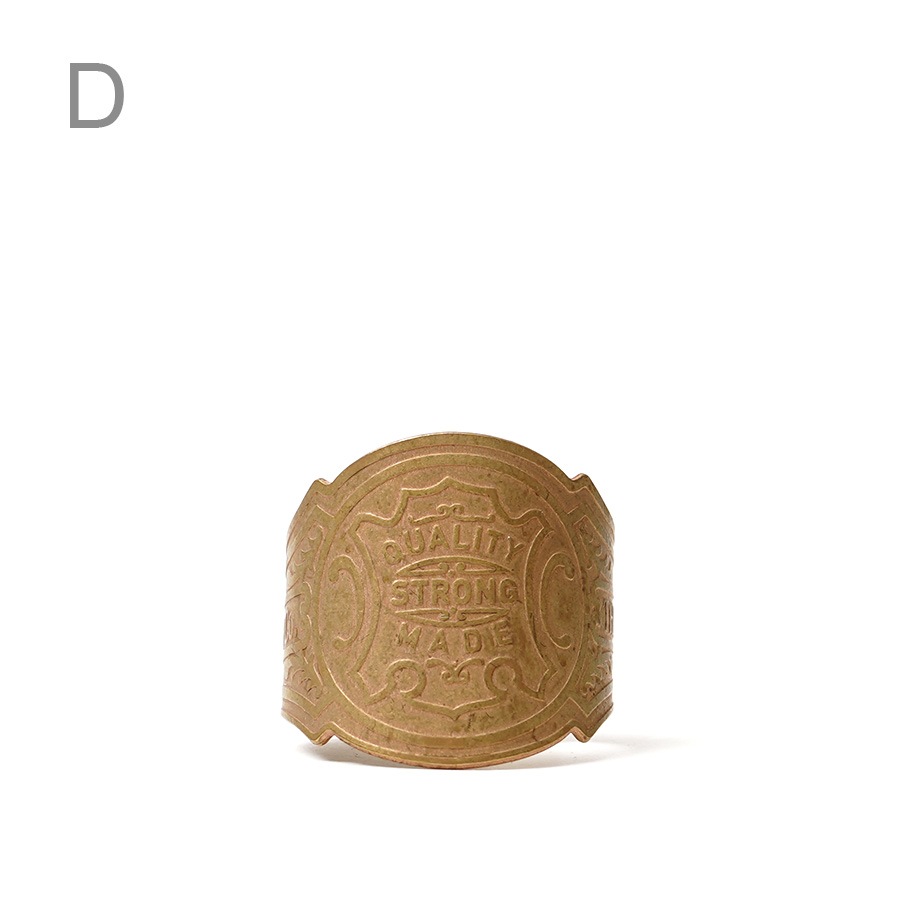 CIGAR TAG RING BRASSGLAD HANDʥ󥰡