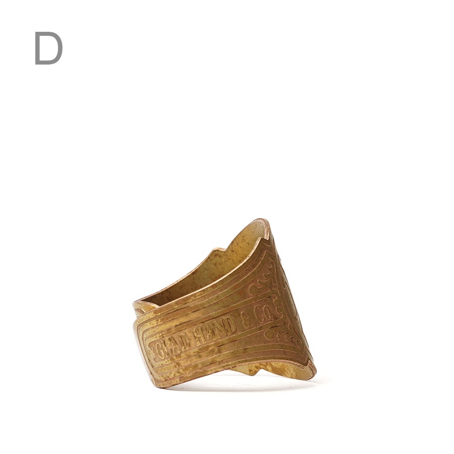 CIGAR TAG RING BRASSGLAD HANDʥ󥰡