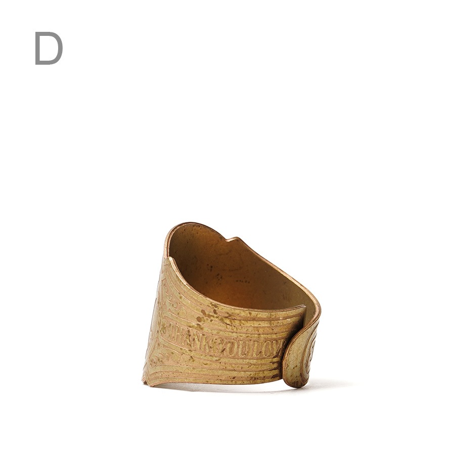 CIGAR TAG RING BRASSGLAD HANDʥ󥰡