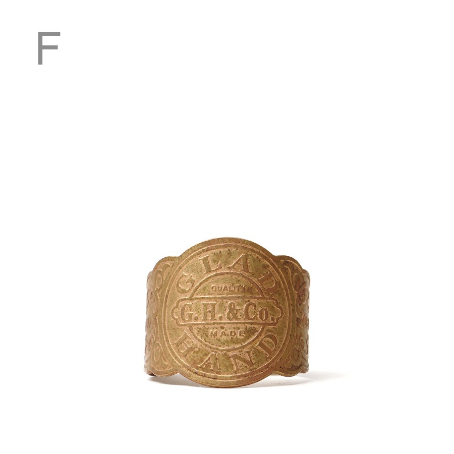 CIGAR TAG RING BRASSGLAD HANDʥ󥰡