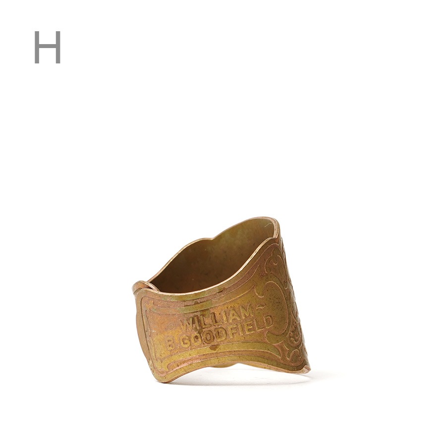 CIGAR TAG RING BRASSGLAD HANDʥ󥰡