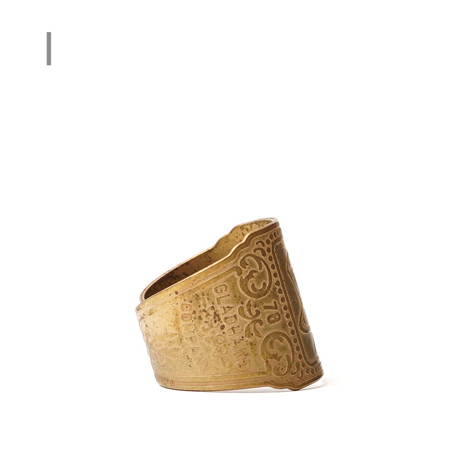 CIGAR TAG RING BRASSGLAD HANDʥ󥰡