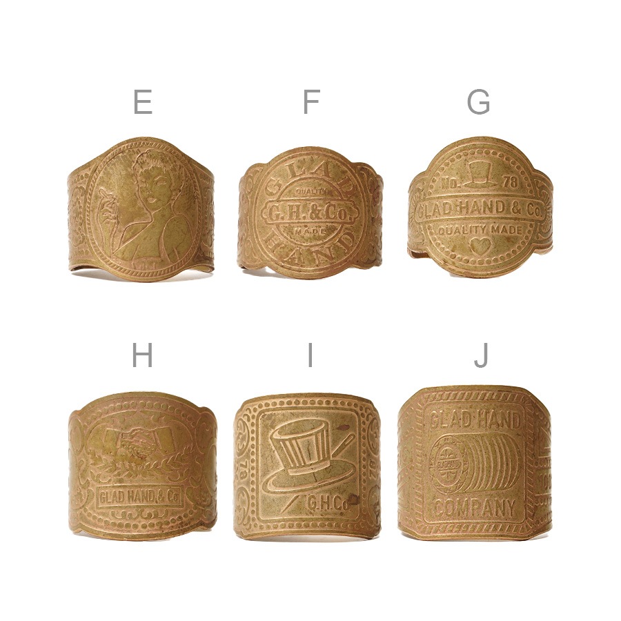 CIGAR TAG RING BRASSGLAD HANDʥ󥰡