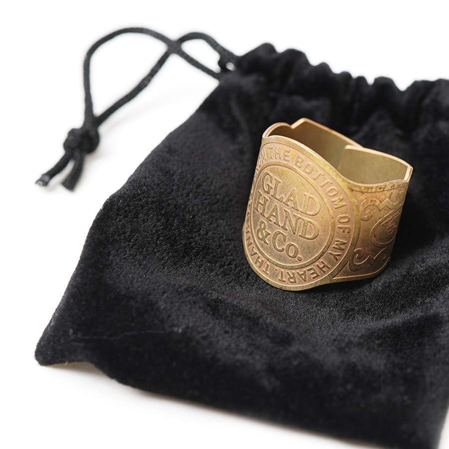 CIGAR TAG RING BRASSGLAD HANDʥ󥰡