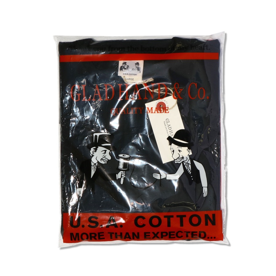 HALF SLEEVE HENRY POCKET T-SHIRTS_17��BK�ˡ�GLAD HAND ��T����ġ�