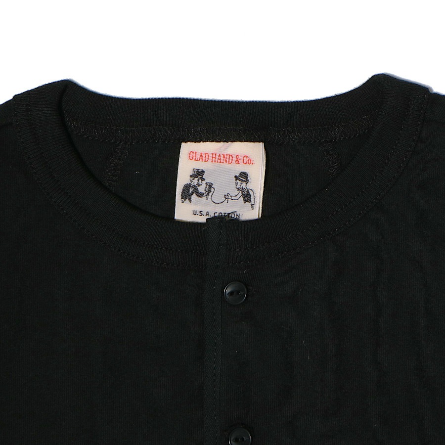 HALF SLEEVE HENRY POCKET T-SHIRTS_17��BK�ˡ�GLAD HAND ��T����ġ�