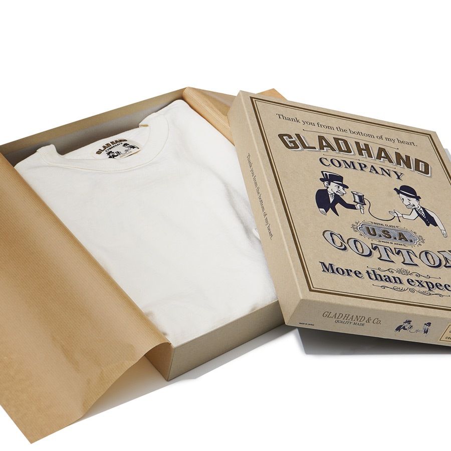 ROYAL POCKET T-SHIRTS_R02��WH�� �ܥå������꡿GLAD HAND ��T����ġ�