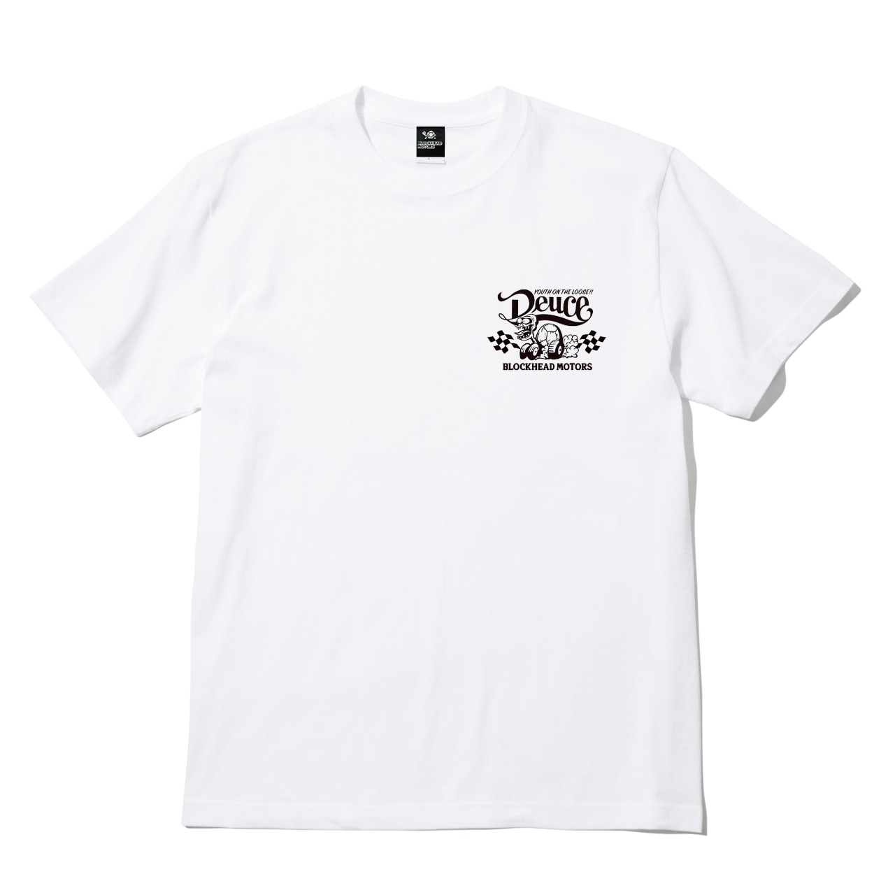 カタログギフトも！ BLOCKHEAD MOTORS 別注 Deuce Grease SODA TEE／Deuce（Tシャツ ウェア