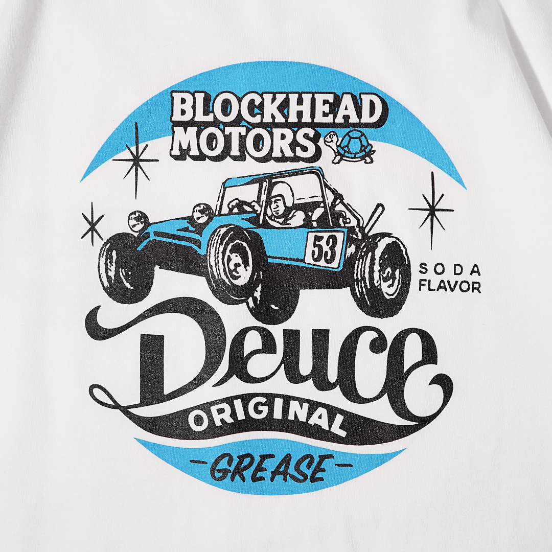 BLOCKHEAD MOTORS ���� Deuce Grease SODA TEE��Deuce��T����ġ�