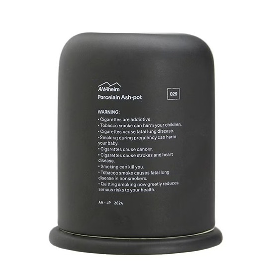ANAheim PORCELAIN ASH-POT "Black"��DETAIL INC.���Żҥ��Х��ѳ�����