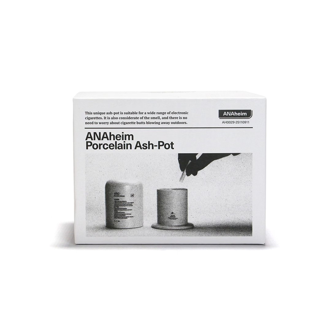 ANAheim PORCELAIN ASH-POT "Black"��DETAIL INC.���Żҥ��Х��ѳ�����