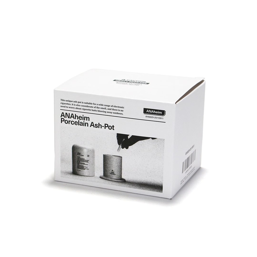 ANAheim PORCELAIN ASH-POT "Black"��DETAIL INC.���Żҥ��Х��ѳ�����