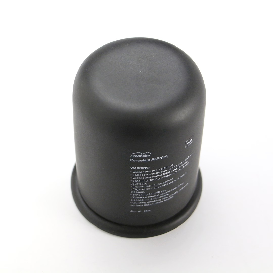 ANAheim PORCELAIN ASH-POT "Black"��DETAIL INC.���Żҥ��Х��ѳ�����