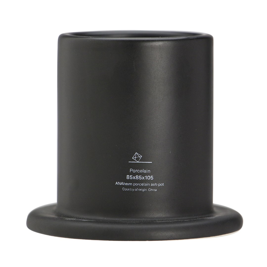 ANAheim PORCELAIN ASH-POT "Black"��DETAIL INC.���Żҥ��Х��ѳ�����