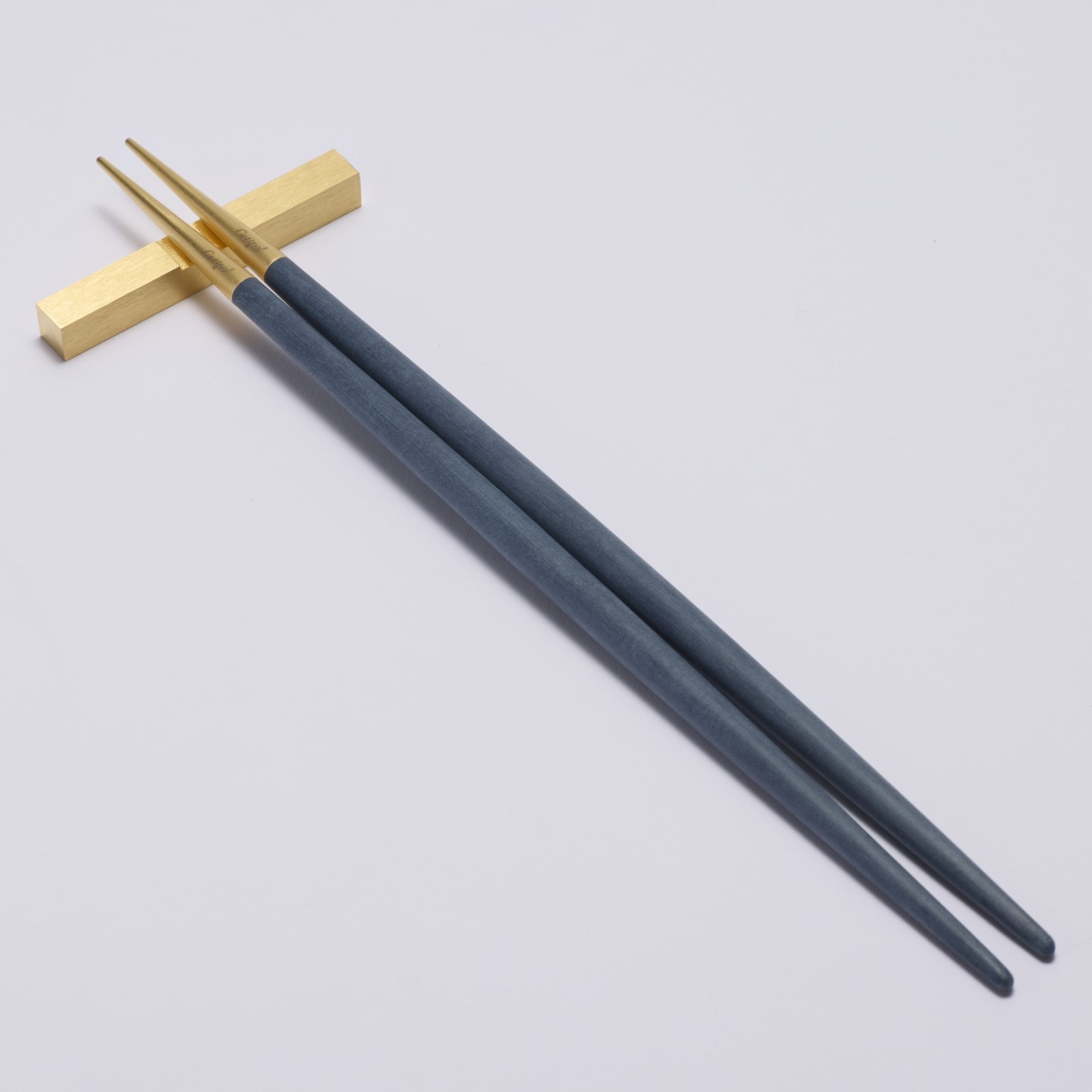 Cutipol（クチポール）GOA箸 箸置 ブルーゴールド 2セット クチポール