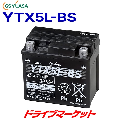 GS�楢�� YTX5L-BS VRLA�������ۼ��� �Х����� �Хåƥ꡼ GS YUASA�ڼ��(3��5����ȯ��)��