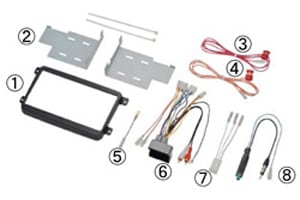 送料無料】GE-VW202WG カナック フォルクスワーゲン用2DIN取付キット