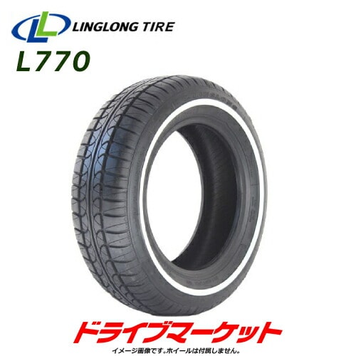 送料無料】2023年製 LINGLONG L770 165/65R13 77T WW (リボン幅 13mm 
