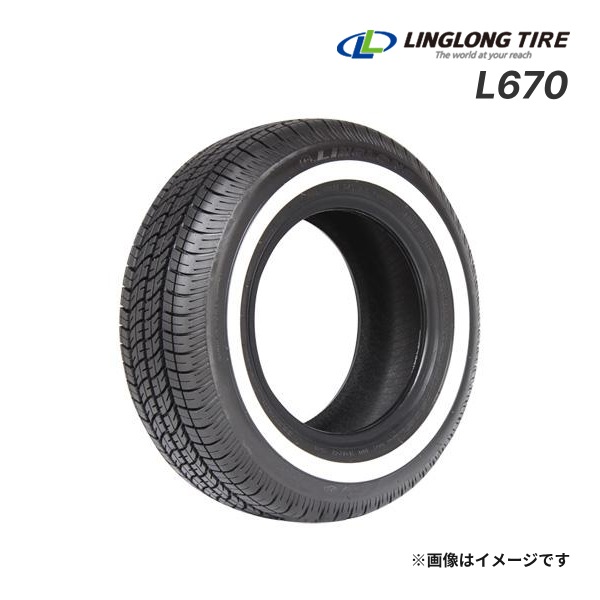 送料無料】2024年製 LINGLONG L670 205/70R14 94S WW (リボン幅 30mm 