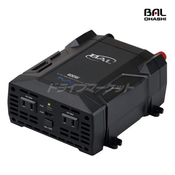 送料無料】大橋産業 BAL No.2822 DC/AC 正弦波インバータ 400W 入力 