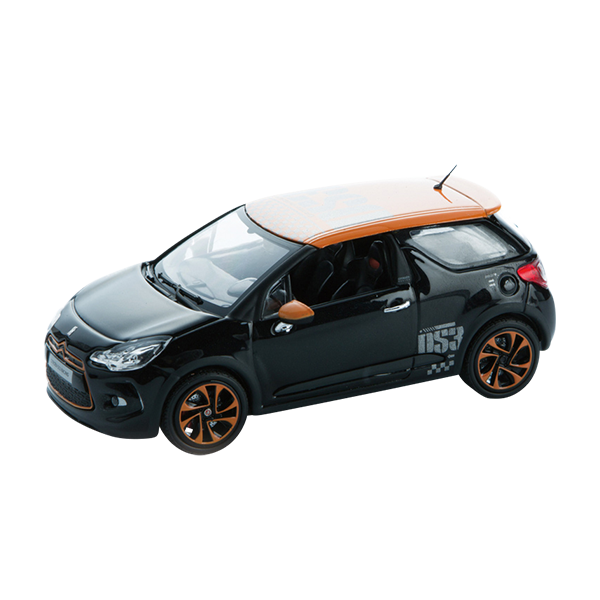 1/43 シトロエン　DS3  ディーラー品　ミニカー　3台セット 1/43 DS3 Racing ミニチュアカー （ルーフ：オレンジ） | モデル