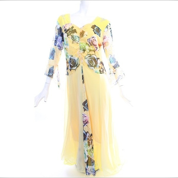 フラワープリントワンピース　サイズ：F