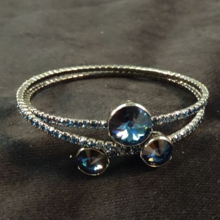 ブルーリズム・ストーンブレスレット　ブルー