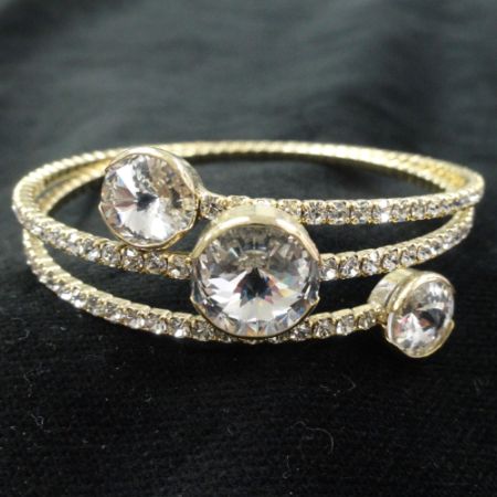 ブルーリズム・ストーンブレスレット　クリアー