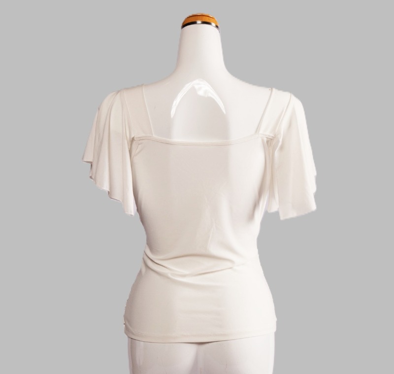 ねじりデザインカットソー　サイズ：F