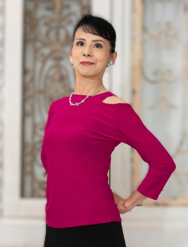 ショルダーデザイントップス サイズ:M