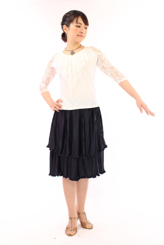 ダブルレイヤースカート サイズ:M