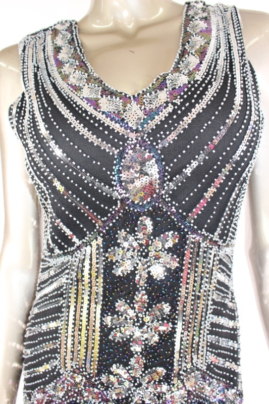 グリッター・アールデコ　ラテンドレス　サイズ：M