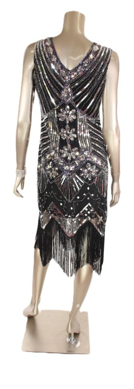 グリッター・アールデコ　ラテンドレス　サイズ：M