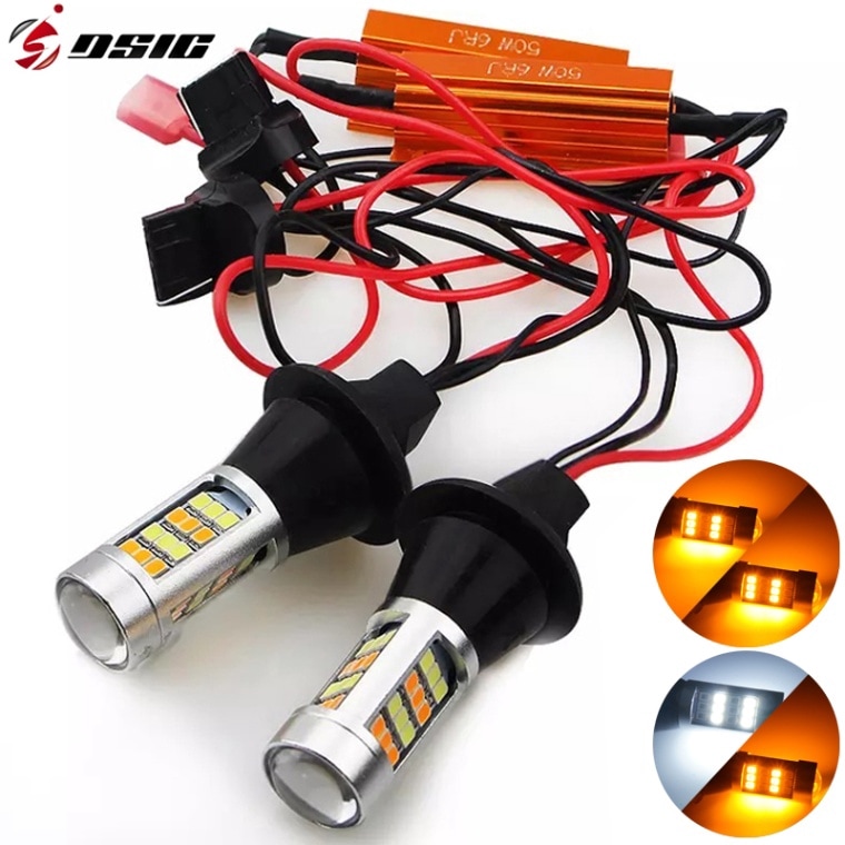 LED ウインカーポジションキット T20 T20ピンチ部違い ウインカーポジション ウイポジ LEDバルブ 車検対応 LED ウインカー ツインカラー ハイフラ防止抵抗器付 ホワイト アンバー 保証付き