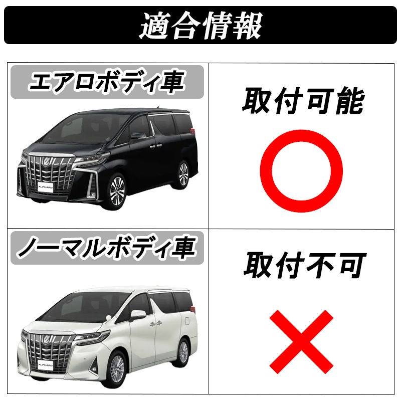 予約注文受付中】アルファード 30系後期 フォグランプカバー 外装