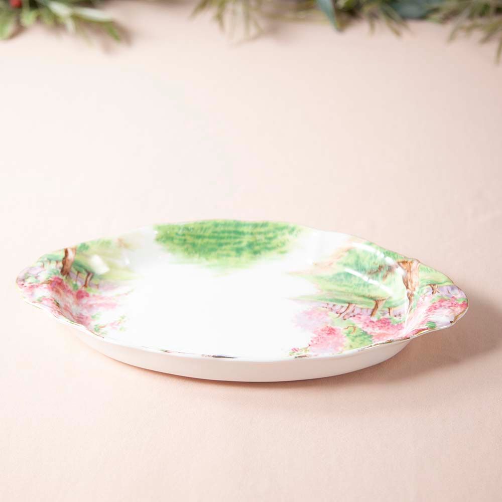 【2026年 新規買い付け品】ロイヤルアルバート Royal Albert ブロッサムタイム 桜柄  オーバルプラッター