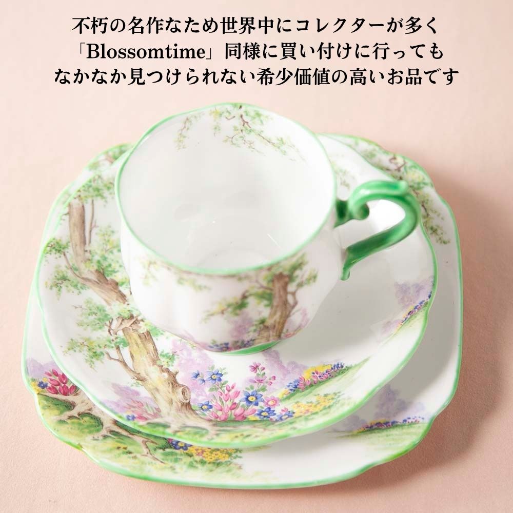 【2026年新規買い付け品 】ロイヤルアルバート Royal Albert グリーンウッドツリーGREENWOOD TREE トリオ BBプレート シュガーポット＆ミルクポット